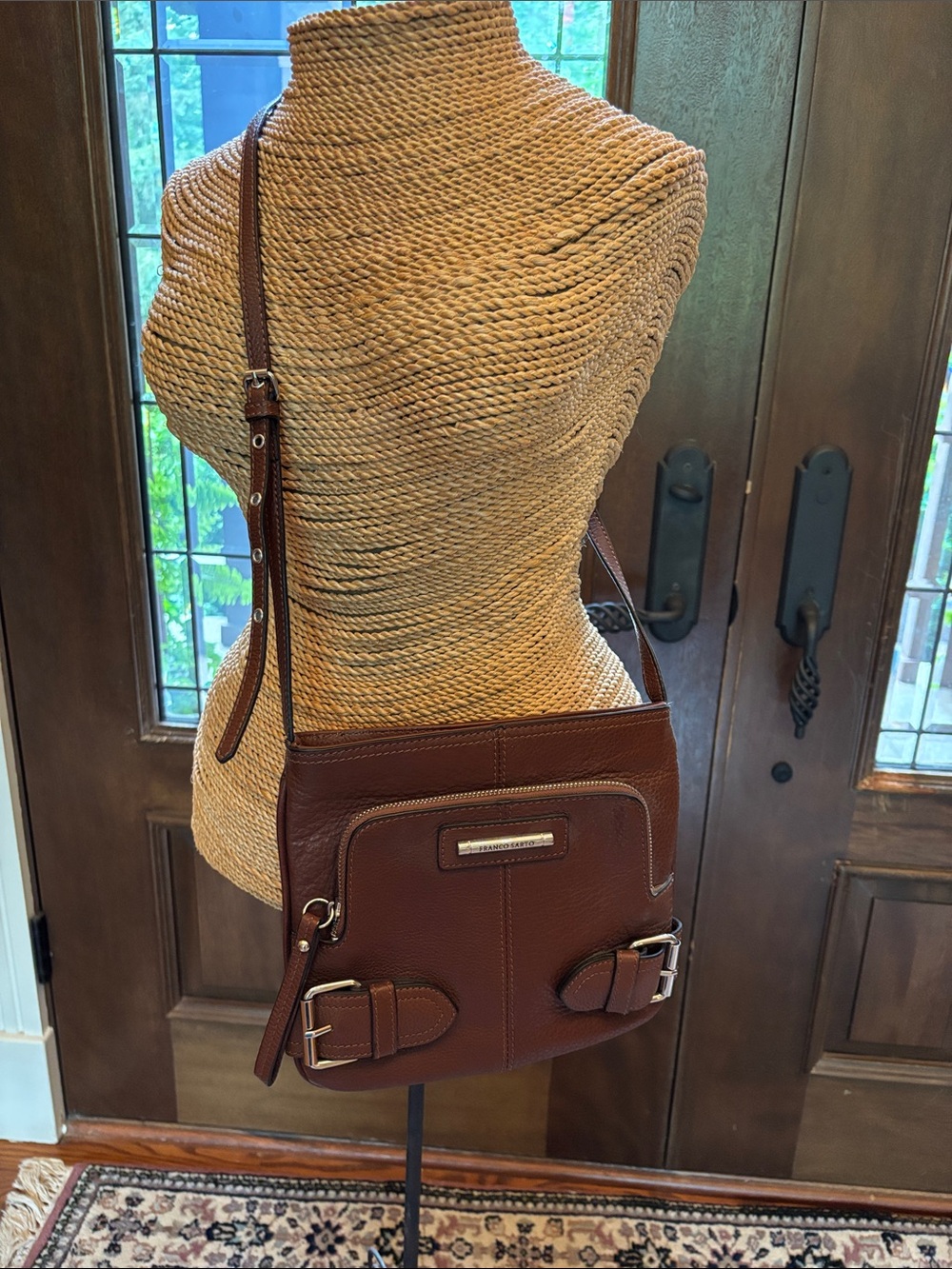 FRANC SARTO leather Crossbody purse
